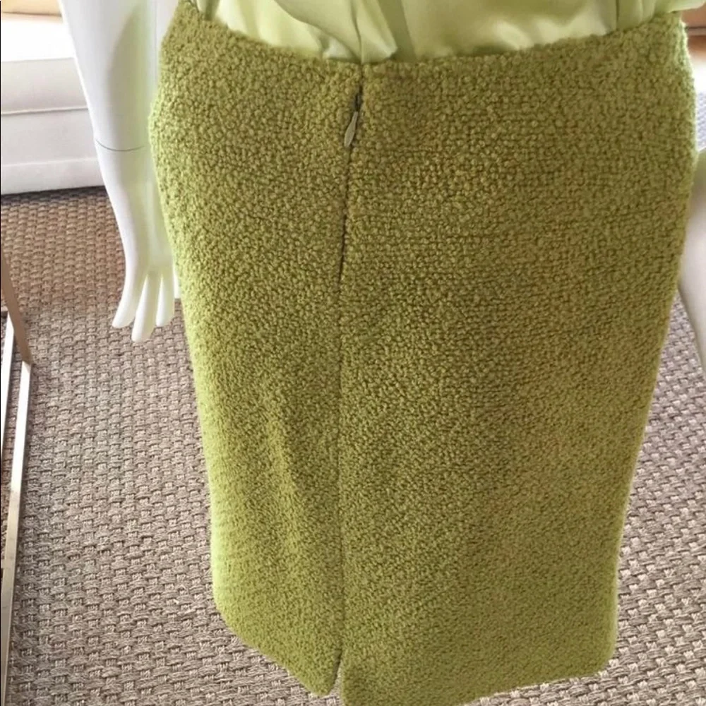 CHANEL skirt green